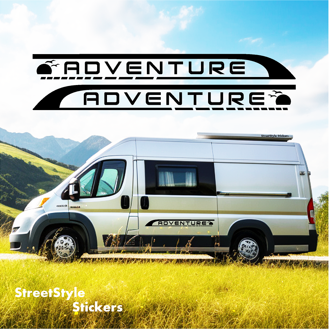 Campervan stickers, decals and graphics