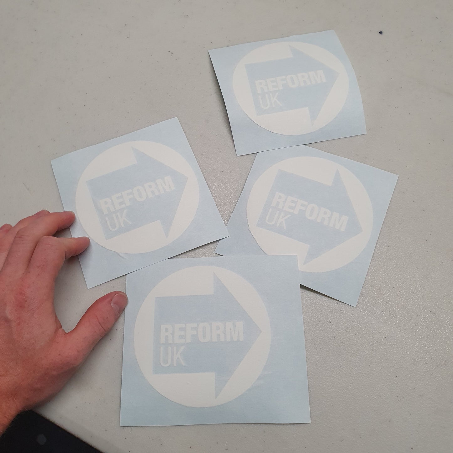 Reform Uk Ticker Manifesto Stickers Decals