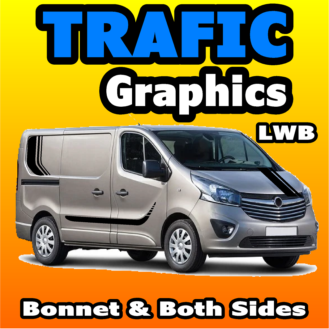 Renault Trafic Side Stripes Kit LWB L2