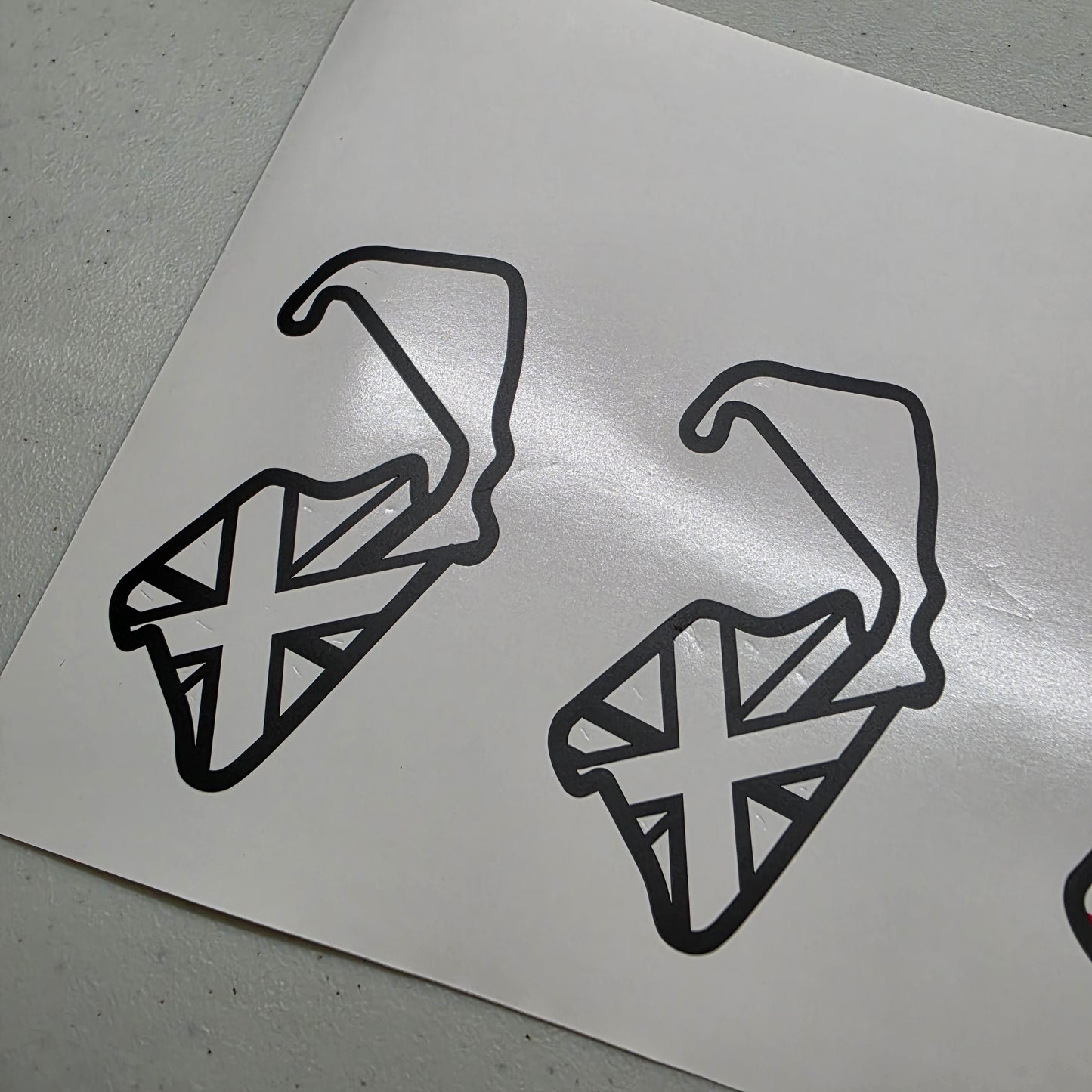 Silverstone Circuit Track F1 Stickers Decals Graphics