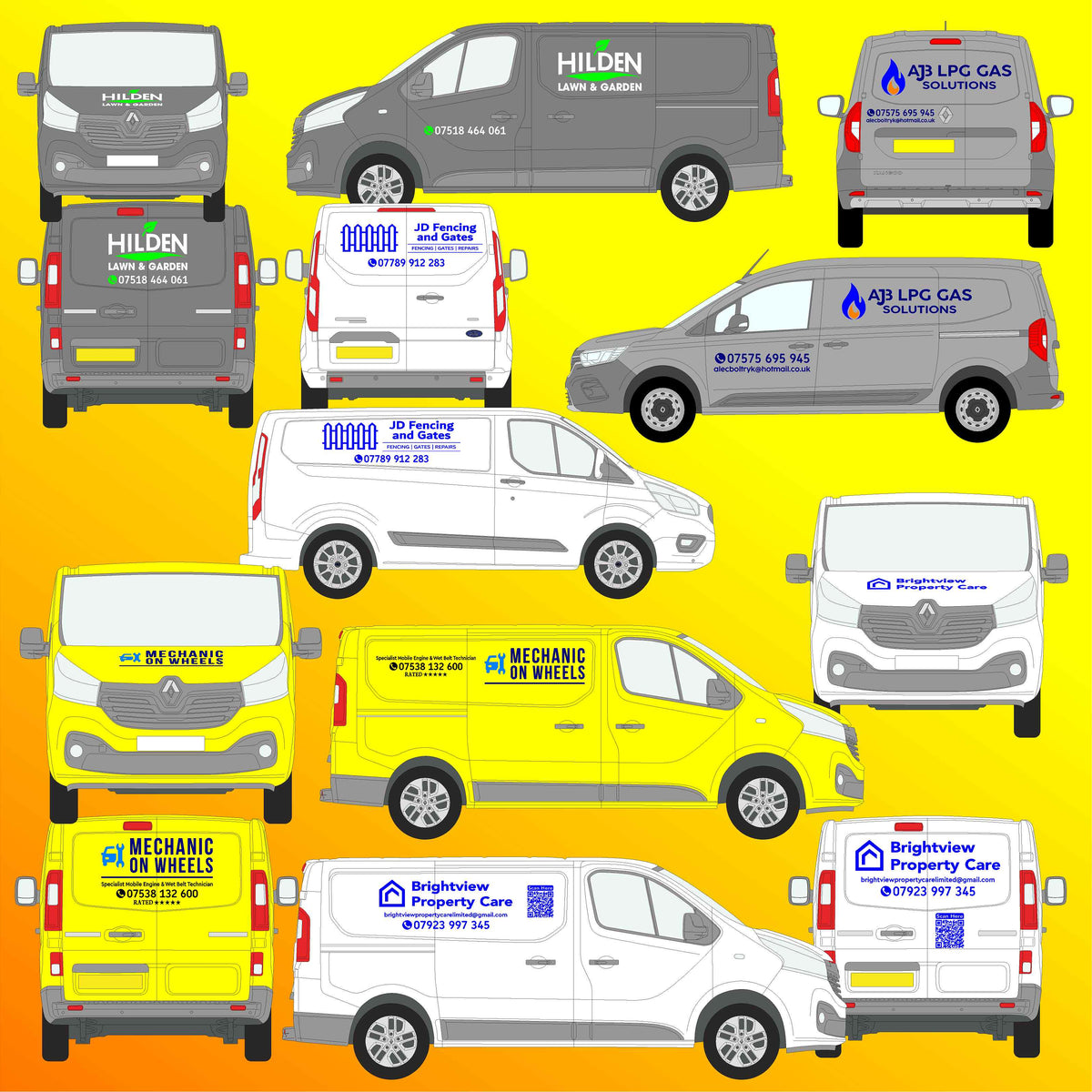 Design My Van Signs