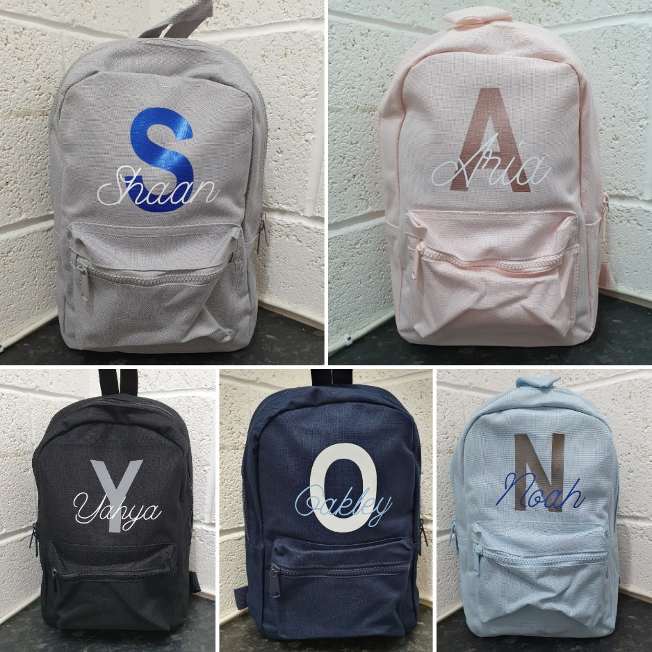 kids personalised backpacks for young children and toddlers