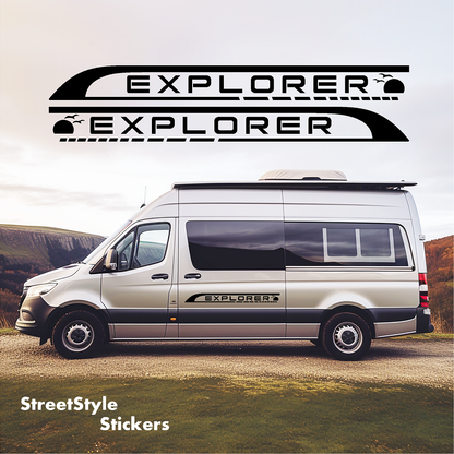 Explorer Campervan Stickers Decals Graphics