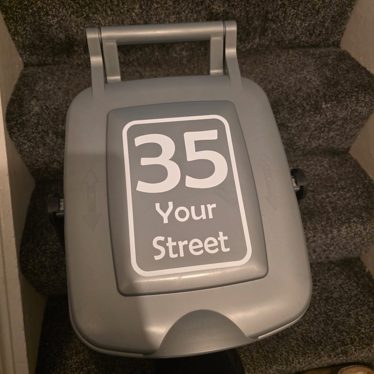 Council food waste collection caddy bin stickers