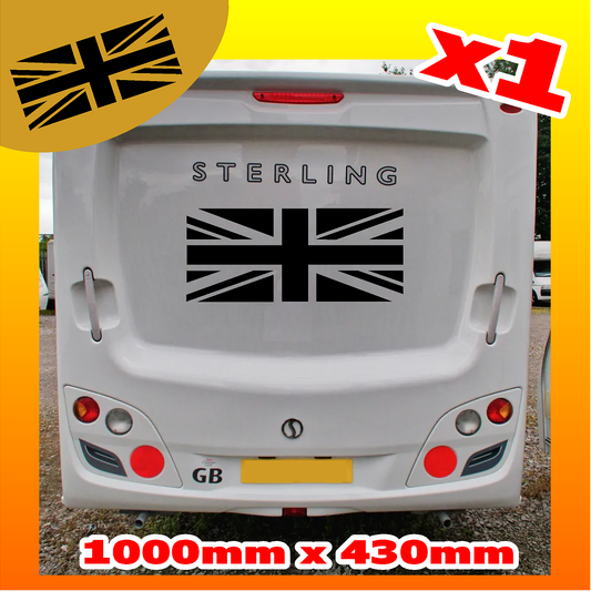 Union Jack Normal Camper Van Sticker