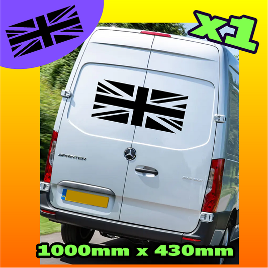 Mercedes Sprinter Union Jack Sticker Normal