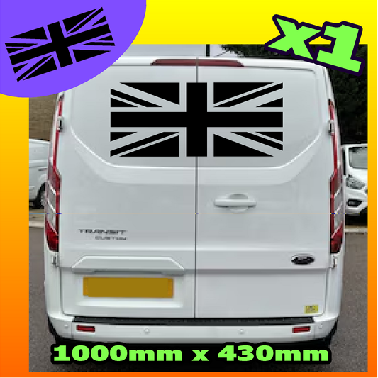Ford Transit Custom Union Jack Sticker Norm