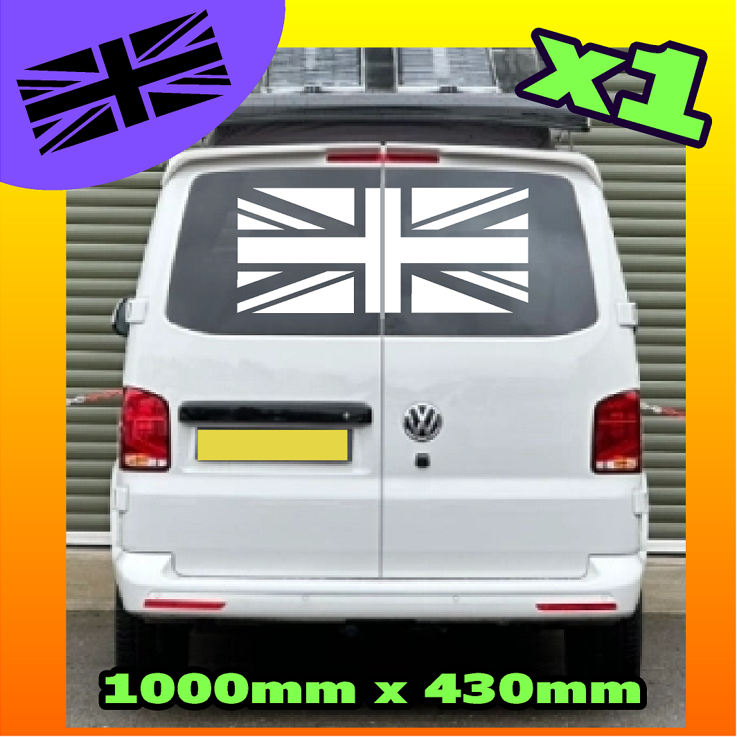 VW Transporter Union Jack Sticker Norm