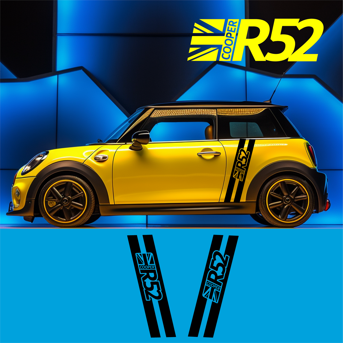 Mini R52 Cooper Stickers