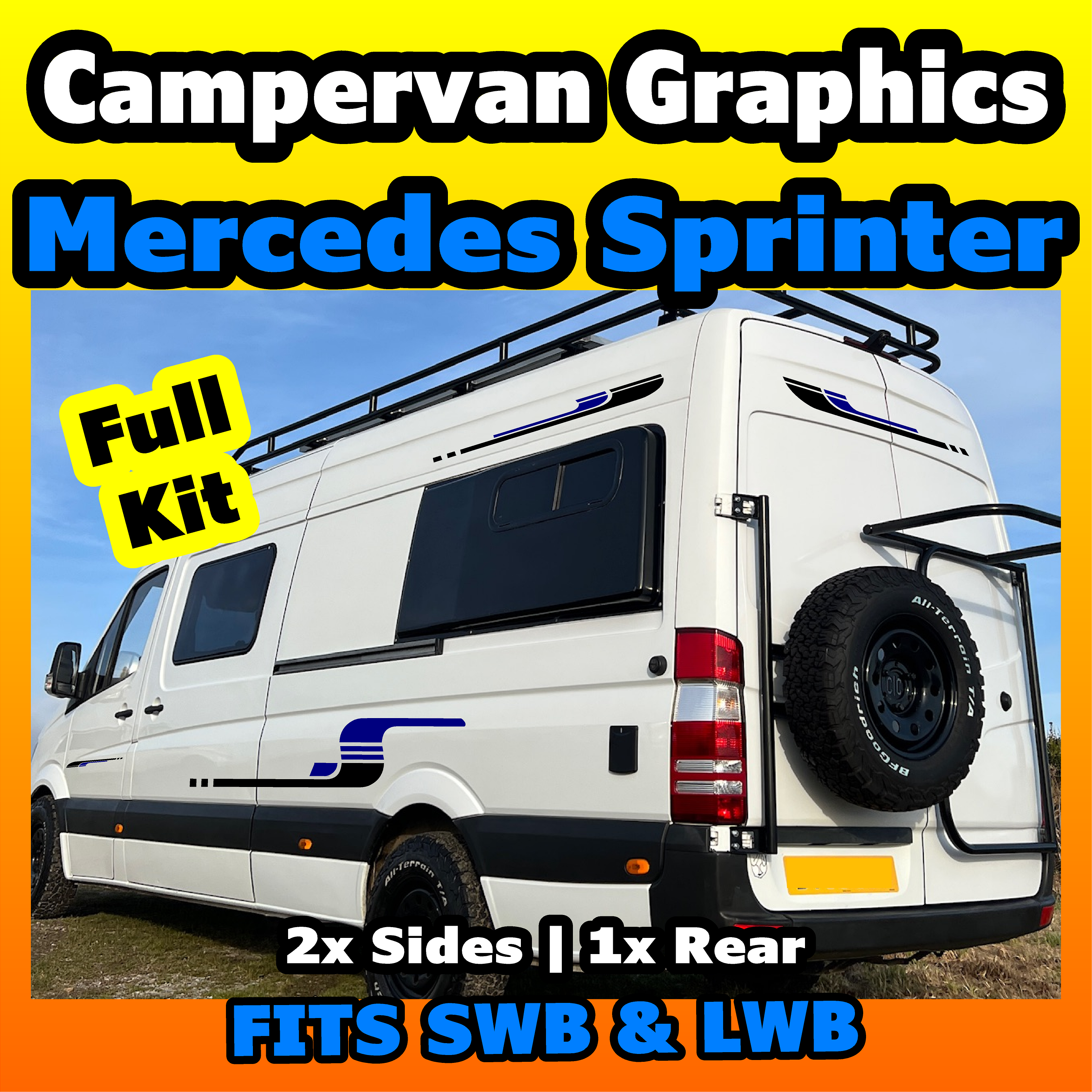Mercedes Sprinter | Campervan Graphics Kit – StreetStyle Stickers