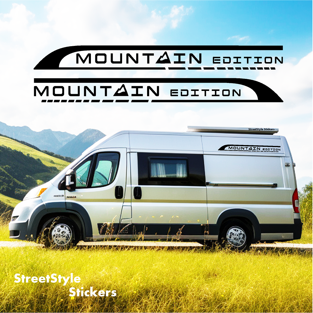 Mountain Edition Campervan Swoop Side Stripes