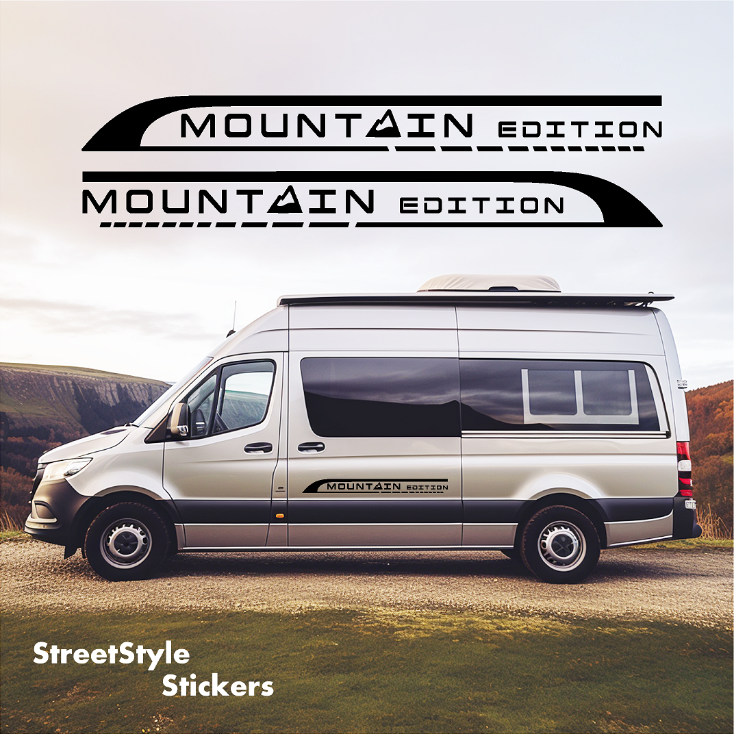 Mountain Edition Campervan Swoop Side Stripes