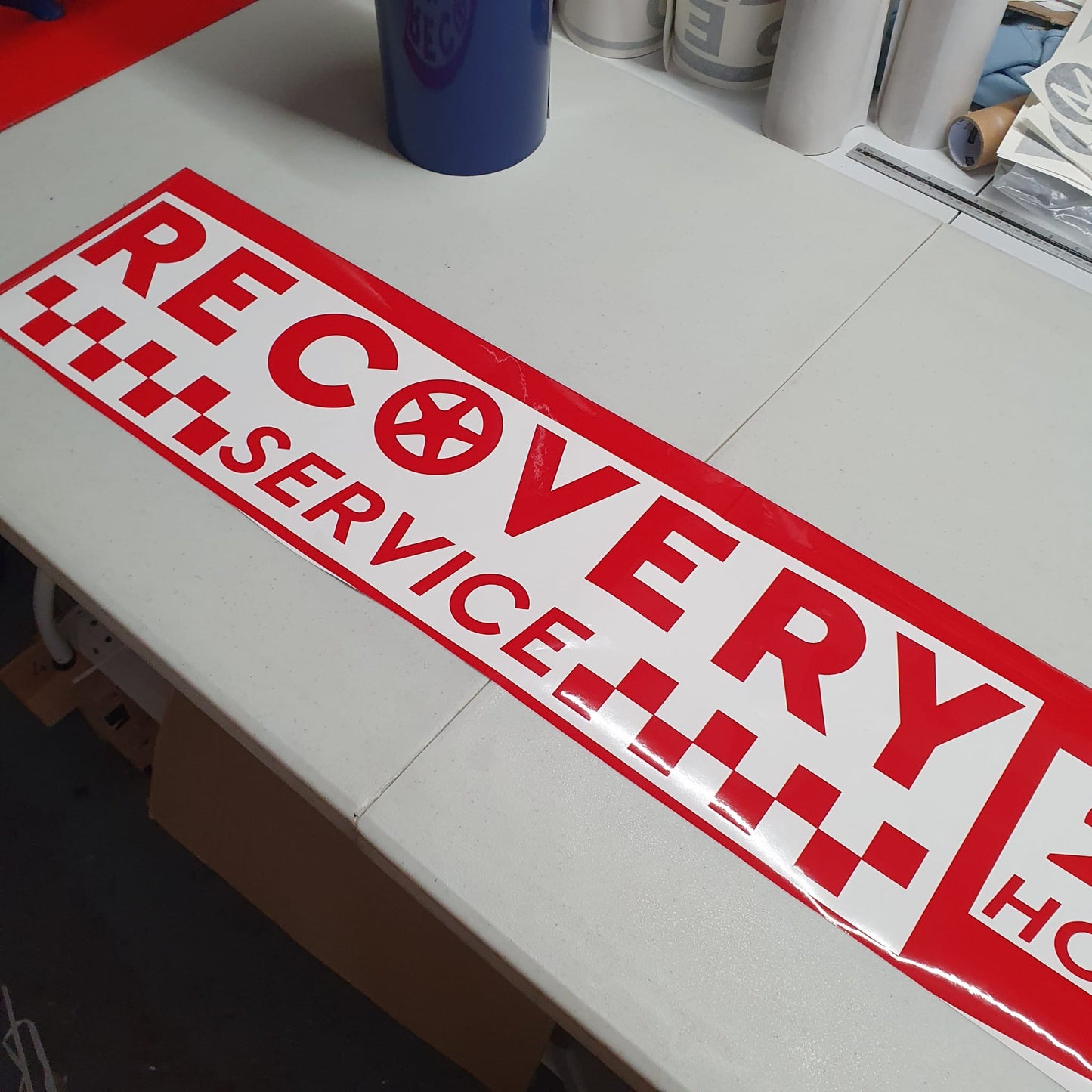 RECOVERY Truck Stickers Graphics Stripes TRANSIT IVECO RELAY SPRINTER x9