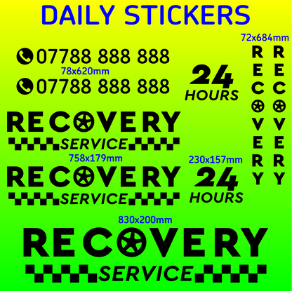 Iveco Daily Recovery Truck Stickers