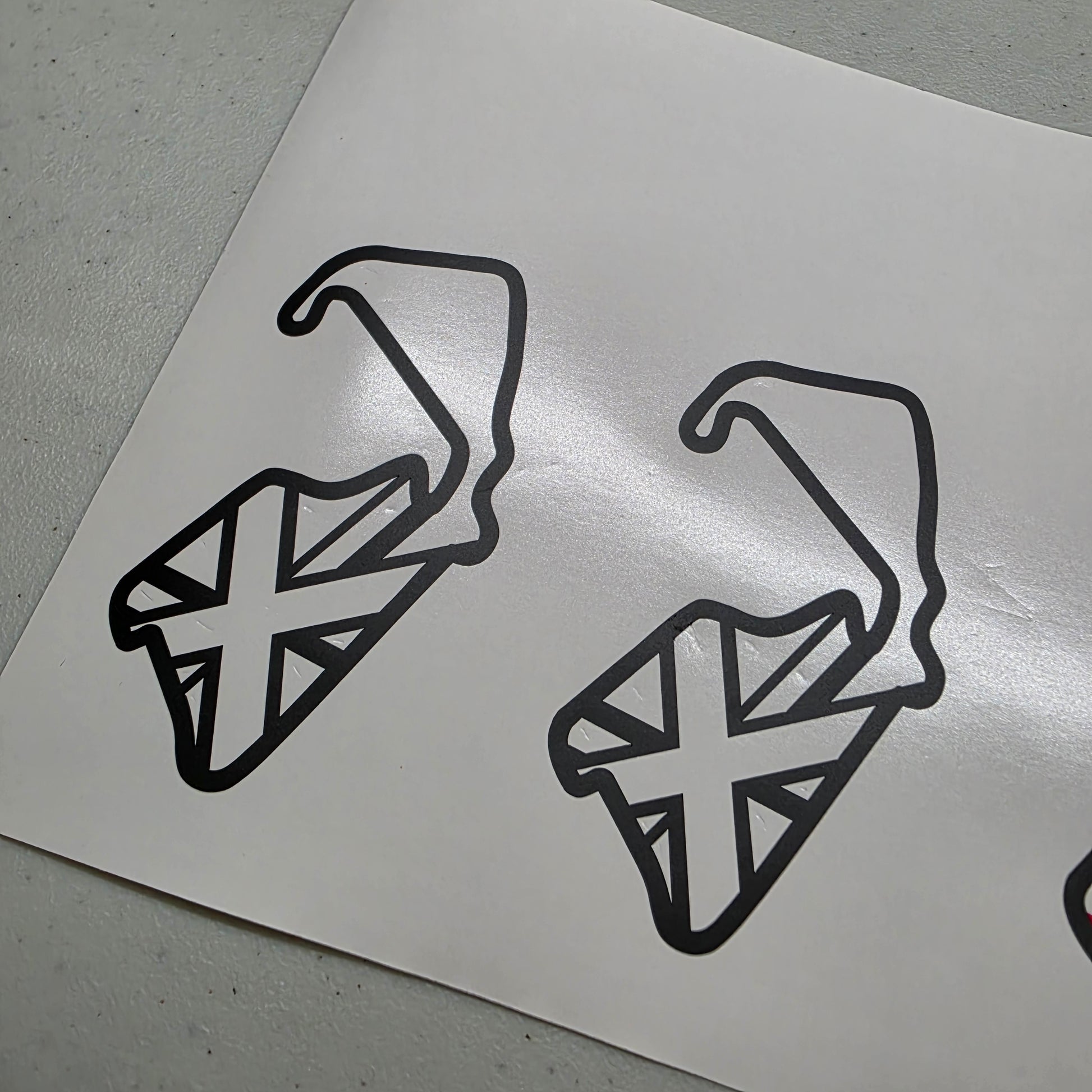 Silverstone Circuit Track F1 Stickers Decals Graphics