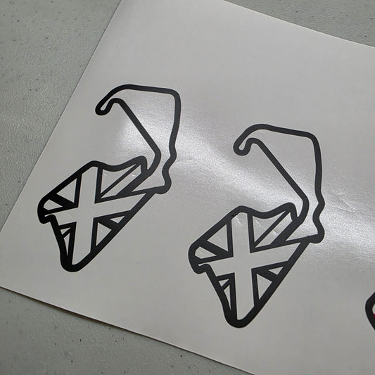 Silverstone Circuit Track F1 Stickers Decals Graphics