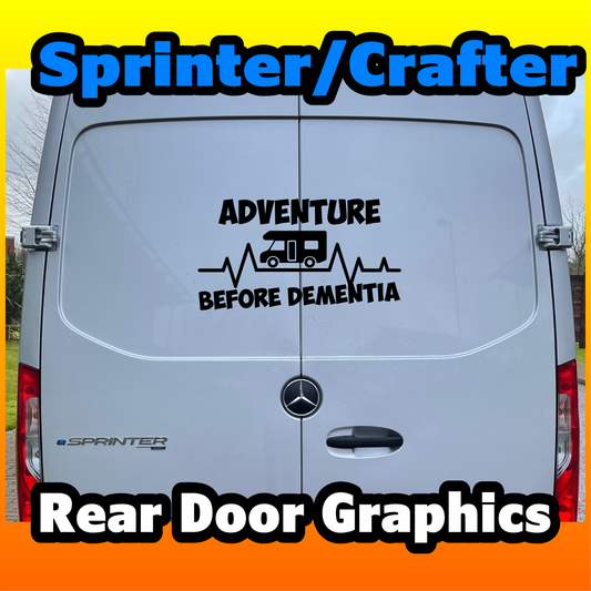 Adventure Before Dementia Motorhome Decal For Sprinter And Crafter