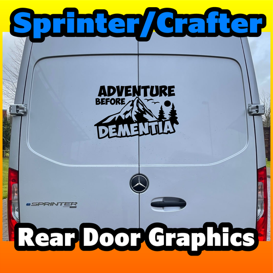 Adventure Before Dementia Mountain Decal For Sprinter And Crafter