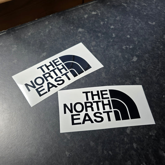 The North East Stickers The North Face Inspired Car Decals