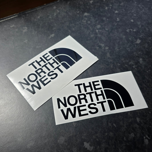The North West Stickers The North Face Inspired Car Decals