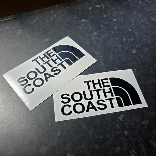 The South Coast Stickers The North Face Inspired Car Decals