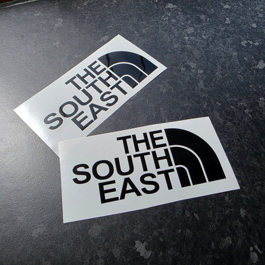 The South East Stickers The North Face Inspired Car Decals