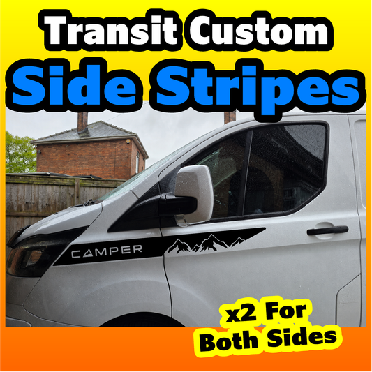 Ford Transit Custom Camper Van Wing Stripes