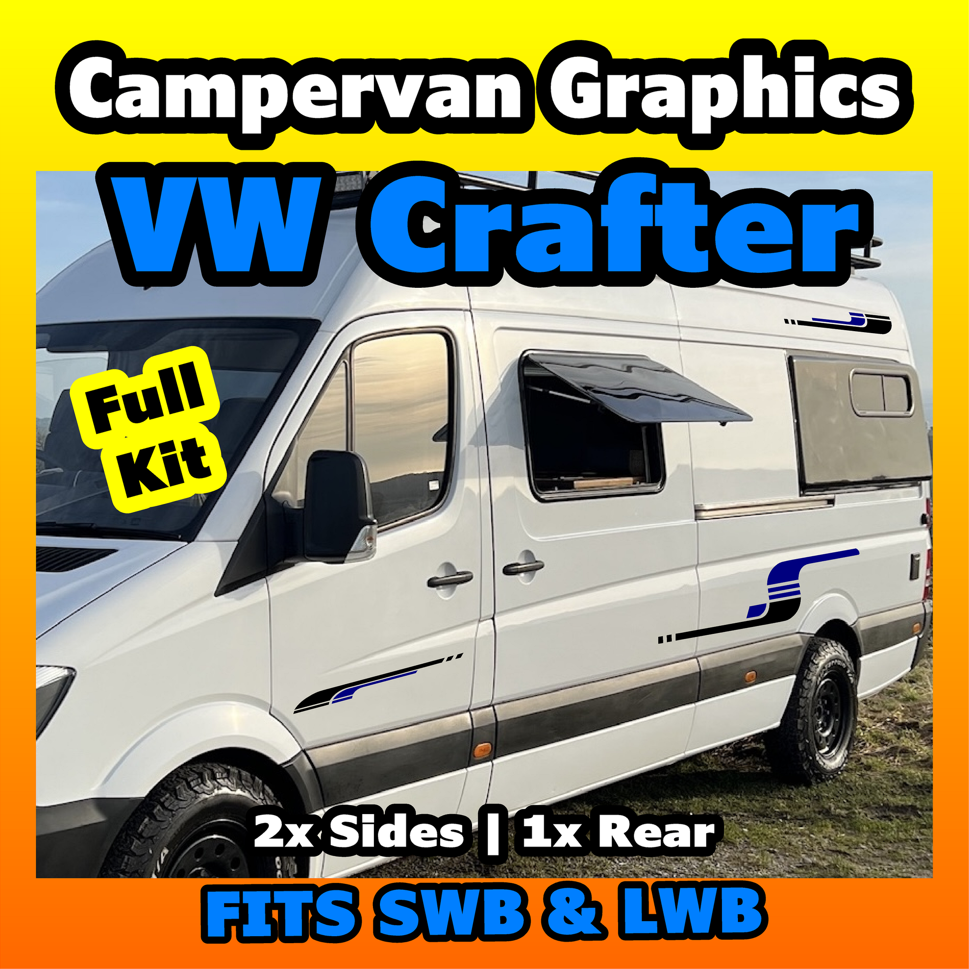 VW Crafter Campervan Decals