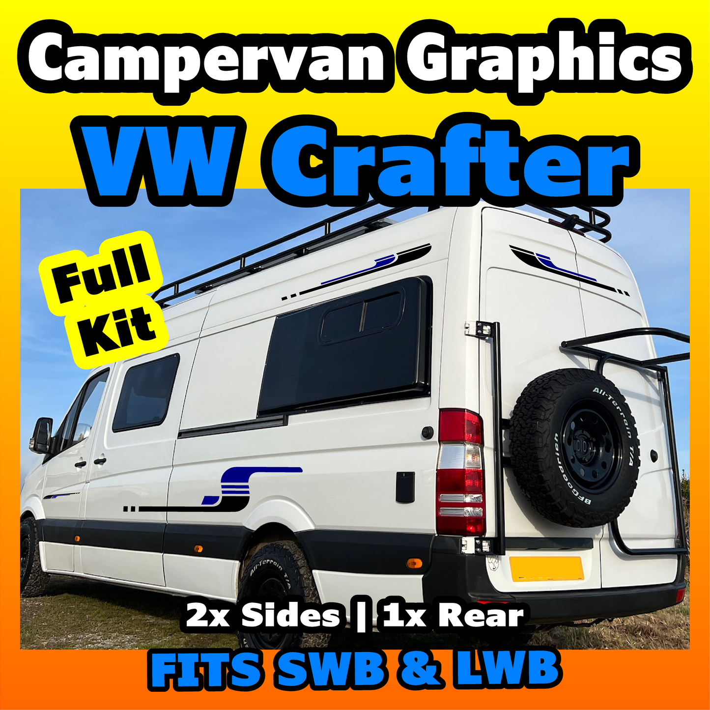 VW Crafter Campervan Decals