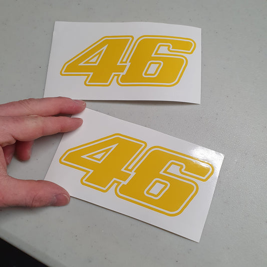 Valentino Rossi 46 Bike Stickers