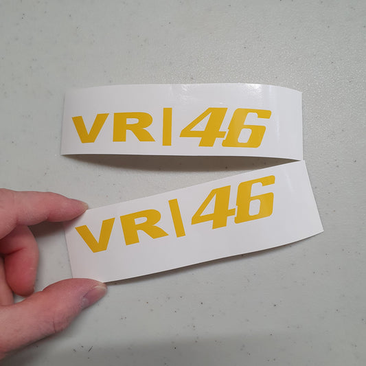 VALENTINO ROSSI VR46 Moto GP Vinyl Decal Stickers