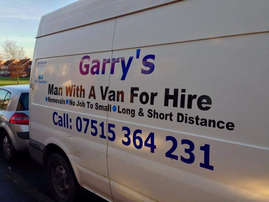 Van Signwriters, Vehicle Signwriting, Medium Van Kit