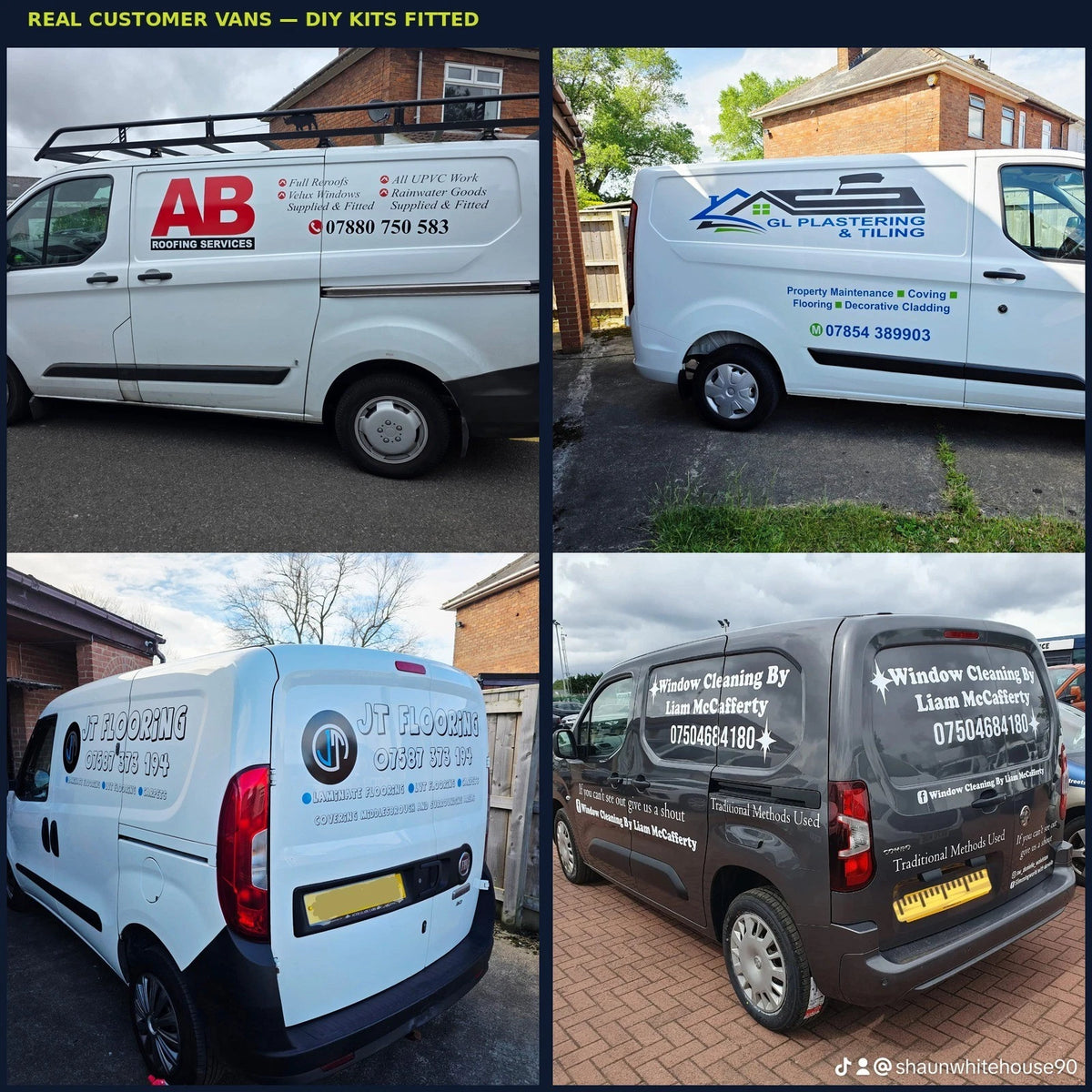 Ford Transit Custom L1 Basic DIY van signs kit — photo 6