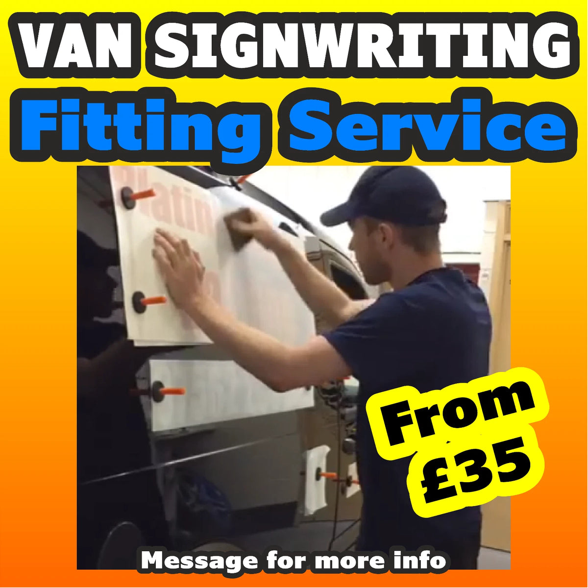 sprinter mk1 LWB Basic DIY van signs kit