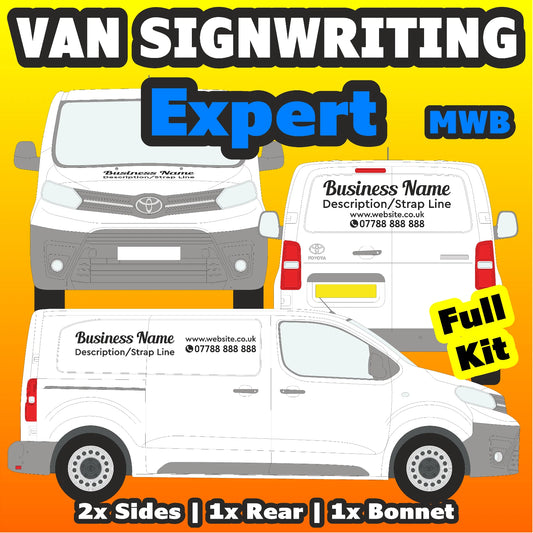 Expert MWB Basic DIY van signs kit