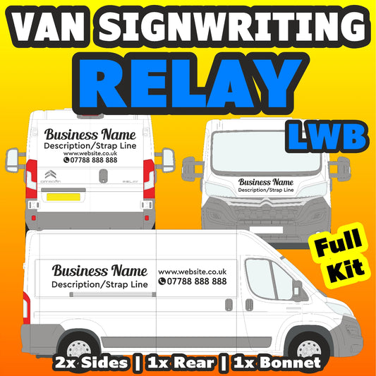 Relay LWB Basic DIY van signs kit