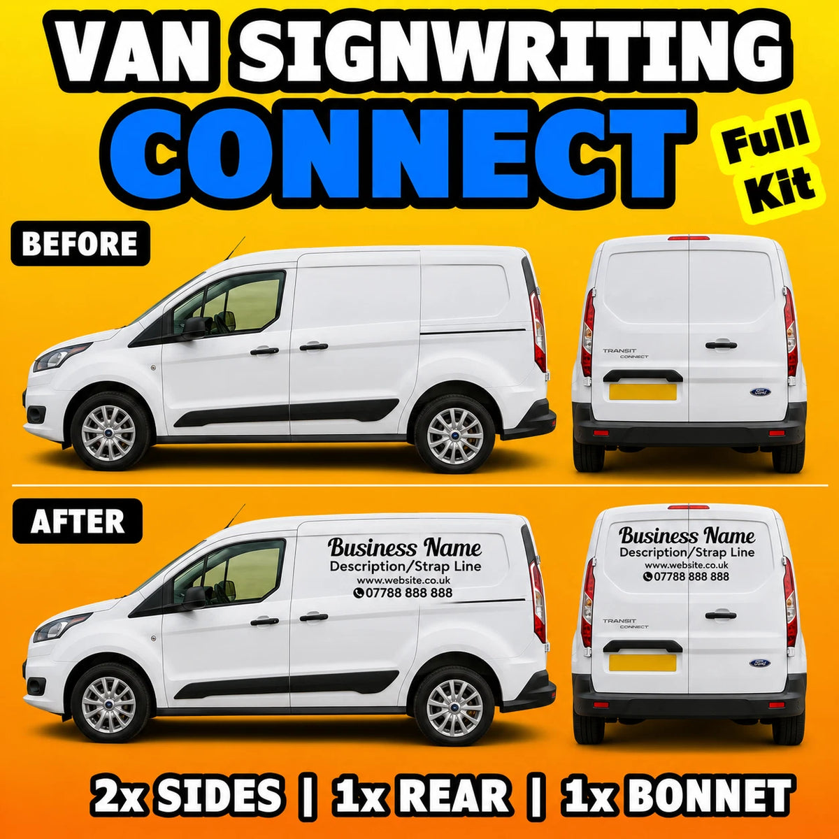 Connect Basic DIY van signs kit