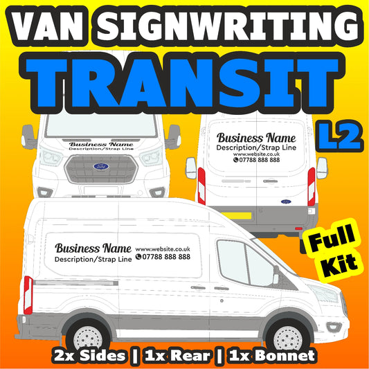 Transit L2 Basic DIY van signs kit