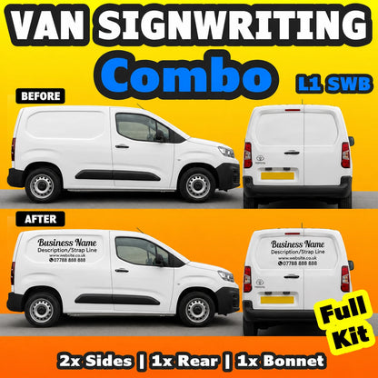 Combo SWB Basic DIY van signs kit