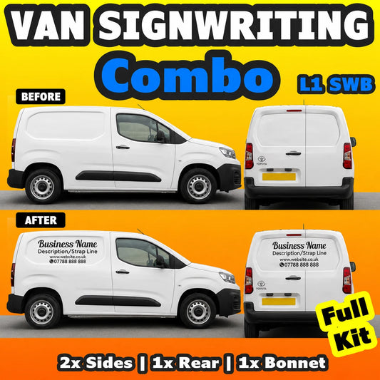 Combo SWB Basic DIY van signs kit