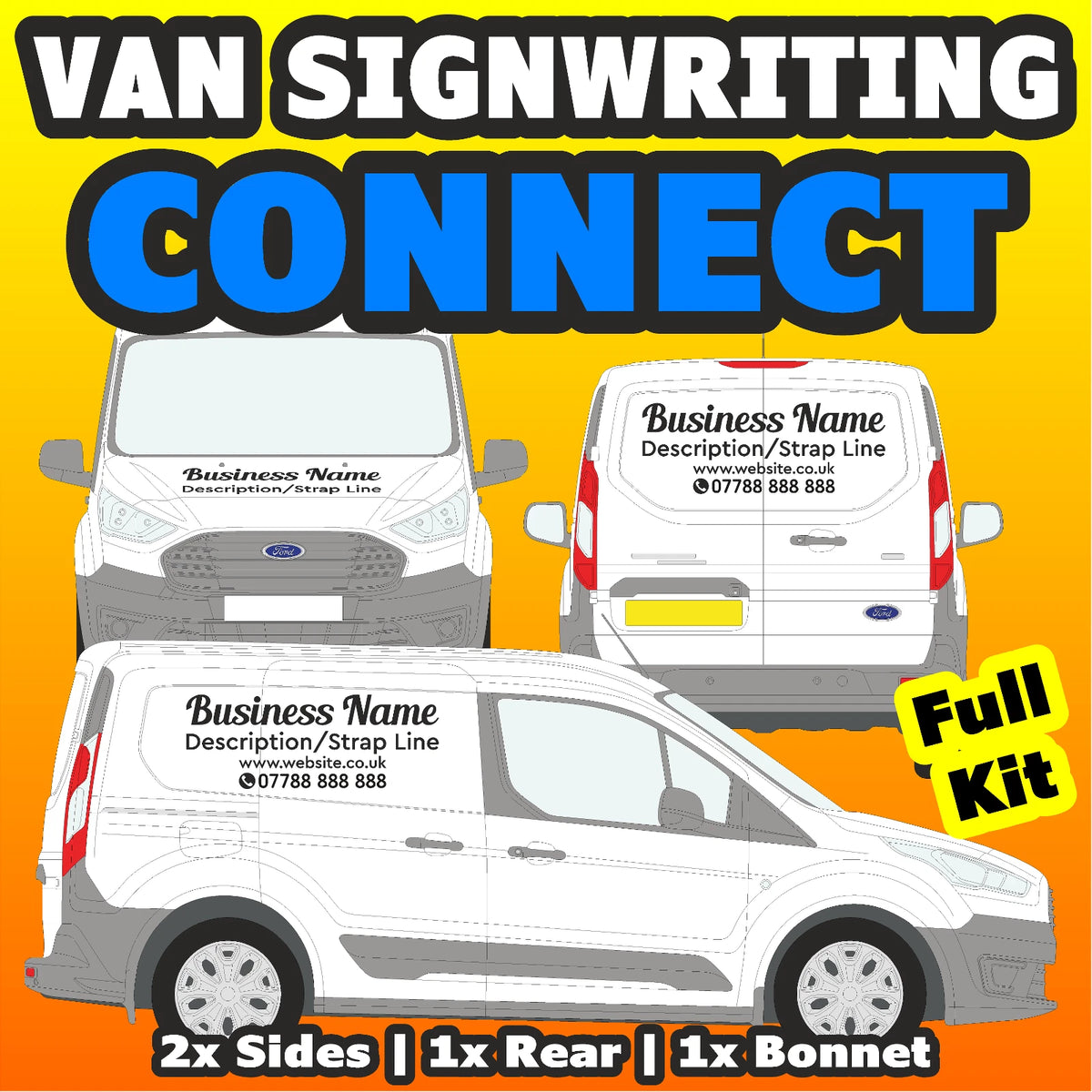 Connect Basic DIY van signs kit