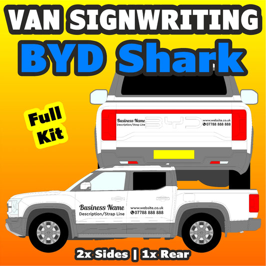 BYD Shark Basic DIY van signs kit