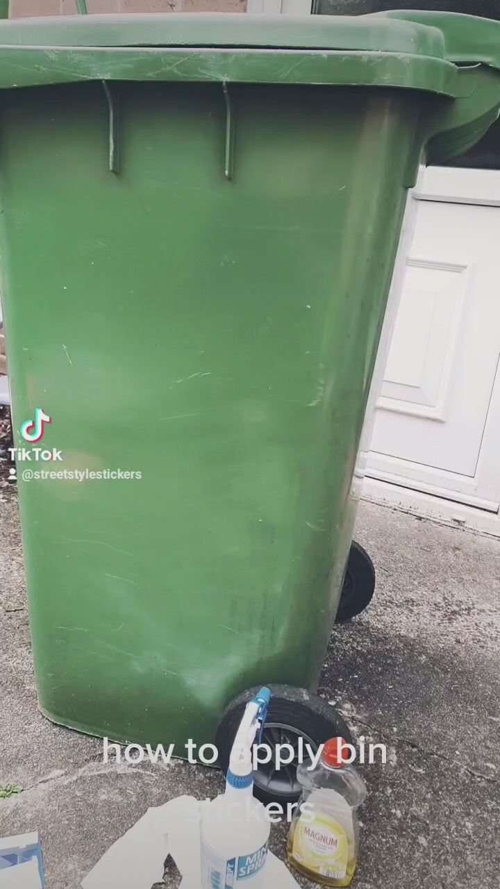 Wheelie Bin Recycling Stickers