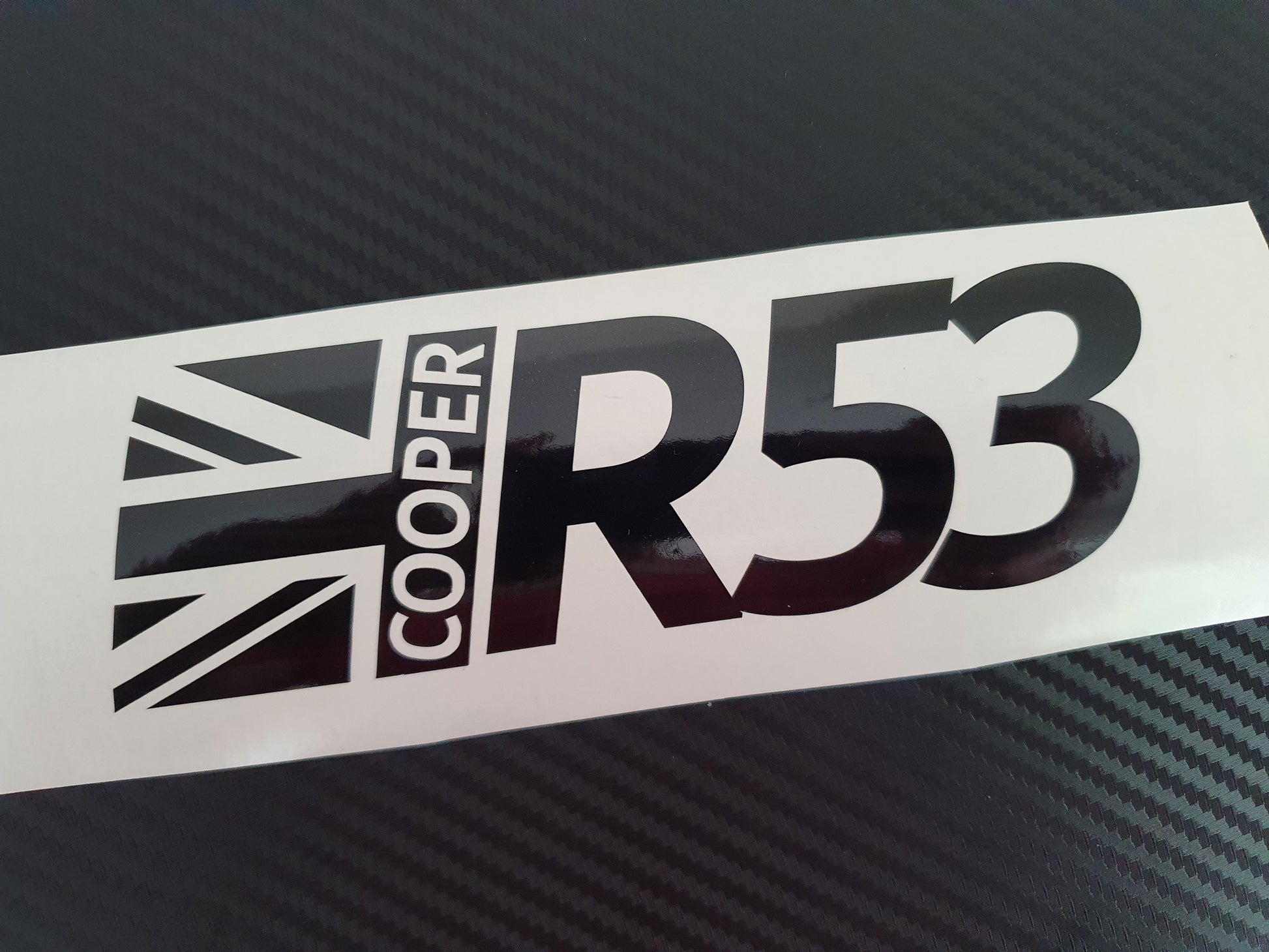R53 mini cooper sticker graphic decal